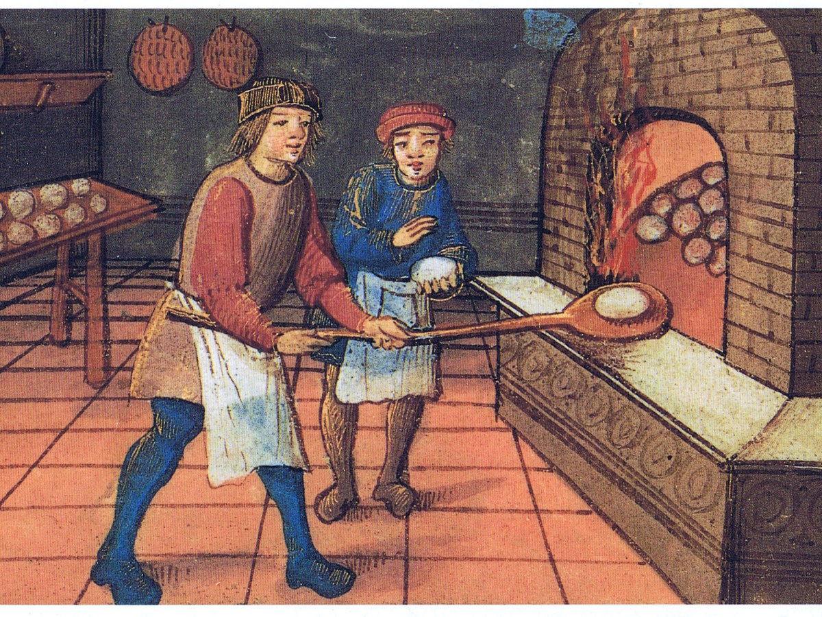 Bread for the monks, perks for the senior bakers, and stripping off to bolt the&nbsp;flour